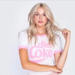 Wildfox Diet Coke T, size S, EUC, soft and comfy!